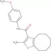 2-Amino-N-(4-methoxyphenyl)-4,5,6,7,8,9-hexahydrocycloocta[b]thiophene-3-carboxamide
