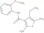 2-Amino-4-ethyl-N-(2-methoxyphenyl)-5-methylthiophene-3-carboxamide