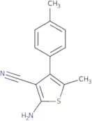 2-Amino-5-methyl-4-(4-methylphenyl)thiophene-3-carbonitrile