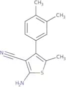 2-Amino-4-(3,4-dimethylphenyl)-5-methylthiophene-3-carbonitrile