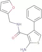 2-Amino-N-(2-furylmethyl)-4-phenylthiophene-3-carboxamide