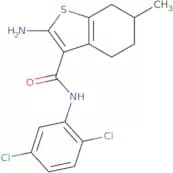 2-Amino-N-(2,5-dichlorophenyl)-6-methyl-4,5,6,7-tetrahydro-1-benzothiophene-3-carboxamide