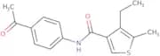 N-(4-Acetylphenyl)-4-ethyl-5-methylthiophene-3-carboxamide
