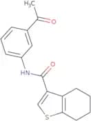 N-(3-Acetylphenyl)-4,5,6,7-tetrahydro-1-benzothiophene-3-carboxamide