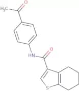 N-(4-Acetylphenyl)-4,5,6,7-tetrahydro-1-benzothiophene-3-carboxamide