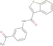 N-(3-Acetylphenyl)-1-benzothiophene-3-carboxamide