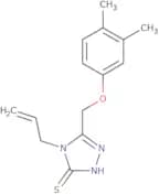 4-Allyl-5-[(3,4-dimethylphenoxy)methyl]-4H-1,2,4-triazole-3-thiol