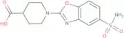 1-[5-(Aminosulfonyl)-1,3-benzoxazol-2-yl]piperidine-4-carboxylic acid