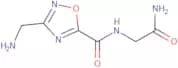 3-(Aminomethyl)-N-(2-amino-2-oxoethyl)-1,2,4-oxadiazole-5-carboxamide