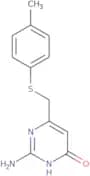 2-Amino-6-{[(4-methylphenyl)thio]methyl}pyrimidin-4-ol