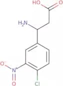 3-Amino-3-(4-chloro-3-nitrophenyl)propanoic acid