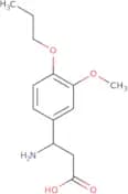 3-Amino-3-(3-methoxy-4-propoxyphenyl)propanoic acid