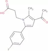 3-[3-Acetyl-5-(4-fluorophenyl)-2-methyl-1H-pyrrol-1-yl]propanoic acid