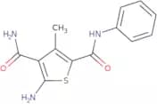 5-Amino-3-methyl-N~2~-phenylthiophene-2,4-dicarboxamide