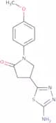 4-(5-Amino-1,3,4-thiadiazol-2-yl)-1-(4-methoxyphenyl)pyrrolidin-2-one
