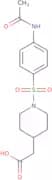 (1-{[4-(Acetylamino)phenyl]sulfonyl}piperidin-4-yl)acetic acid