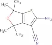 2-Amino-4,4,6,6-tetramethyl-4,6-dihydrothieno[2,3-c]furan-3-carbonitrile
