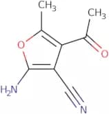 4-Acetyl-2-amino-5-methyl-3-furonitrile