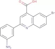 2-(3-Aminophenyl)-6-bromoquinoline-4-carboxylic acid