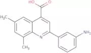 2-(3-Aminophenyl)-6,8-dimethylquinoline-4-carboxylic acid