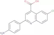 2-(4-Aminophenyl)-6-chloroquinoline-4-carboxylic acid