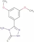 4-Amino-5-(3,5-dimethoxyphenyl)-4H-1,2,4-triazole-3-thiol