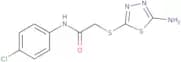 2-[(5-Amino-1,3,4-thiadiazol-2-yl)thio]-N-(4-chlorophenyl)acetamide