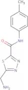 5-(Aminomethyl)-N-(4-methylphenyl)-1,3,4-thiadiazole-2-carboxamide