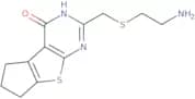 2-{[(2-Aminoethyl)thio]methyl}-3,5,6,7-tetrahydro-4H-cyclopenta[4,5]thieno[2,3-d]pyrimidin-4-one