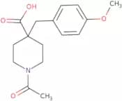 1-Acetyl-4-(4-methoxybenzyl)piperidine-4-carboxylic acid