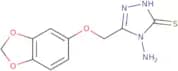 4-Amino-5-[(1,3-benzodioxol-5-yloxy)methyl]-4H-1,2,4-triazole-3-thiol