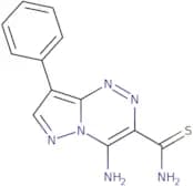 4-Amino-8-phenylpyrazolo[5,1-c][1,2,4]triazine-3-carbothioamide