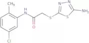 2-[(5-Amino-1,3,4-thiadiazol-2-yl)thio]-N-(5-chloro-2-methylphenyl)acetamide