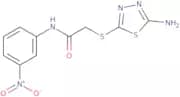 2-[(5-Amino-1,3,4-thiadiazol-2-yl)thio]-N-(3-nitrophenyl)acetamide