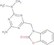 3-{[4-Amino-6-(dimethylamino)-1,3,5-triazin-2-yl]methyl}-1,3-benzoxazol-2(3H)-one