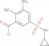 3-Amino-N-cyclopropyl-4-methyl-5-nitrobenzenesulfonamide