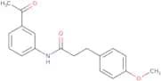 N-(3-Acetylphenyl)-3-(4-methoxyphenyl)propanamide