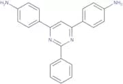 {4-[6-(4-Aminophenyl)-2-phenylpyrimidin-4-yl]phenyl}amine