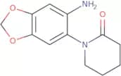 1-(6-Amino-1,3-benzodioxol-5-yl)piperidin-2-one