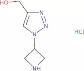 (1-Azetidin-3-yl-1H-1,2,3-triazol-4-yl)methanol hydrochloride