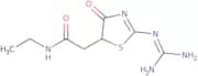 2-(2-{[Amino(imino)methyl]amino}-4-oxo-4,5-dihydro-1,3-thiazol-5-yl)-N-ethylacetamide
