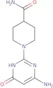 1-(4-Amino-6-oxo-1,6-dihydropyrimidin-2-yl)piperidine-4-carboxamide