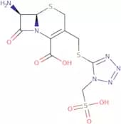 (6r-TranS)-7-amino-8-oxo-3-(((1-(sulphomethyl)-1H-tetrazol-5-yl)thio)methyl)-5-thia-1-azabicyclo[4…