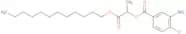 3-Amino-4-chlorobenzoic acid2-dodecyloxy-1-methyl-2-oxoethylester
