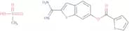 2-(Aminoiminomethyl)benzo[b]thiophen-6-yl ester2-thiophenecarboxylic acidmethanesulfonate