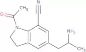 1-Acetyl-5-(2-aminopropyl)-2,3-dihydro-1H-indole-7-carbonitrile