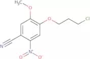 2-Amino-4-(3-chloropropoxy)-5-(2-methoxyethoxy)benzonitrile