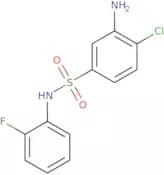 3-Amino-4-chloro-N-(2-fluoro-phenyl)-benzenesulfonamide