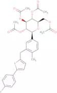 (1S)-1,5-Anhydro-1-C-[3-[[5-(4-fluorophenyl)-2-thienyl]methyl]-4-methylphenyl]-D-glucitol tetraace…