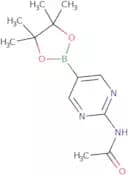 2-Acetamidopyrimidine-5-boronic acid, pinacol ester